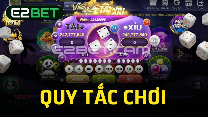 Quy tắc chơi tài xỉu