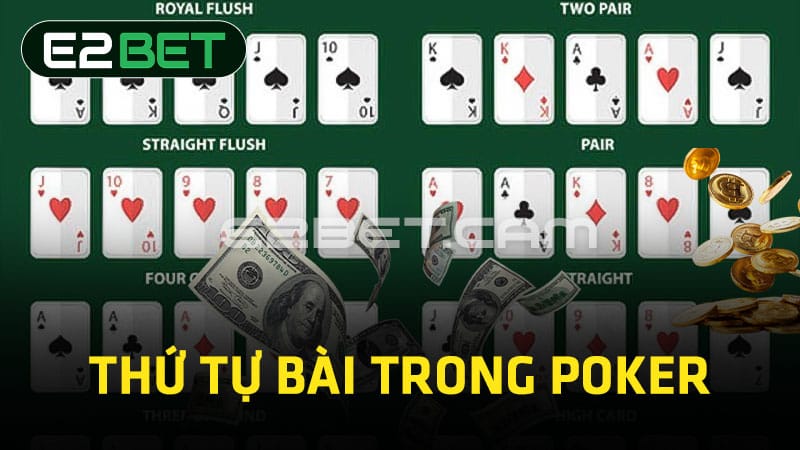 Thứ tự bài trong Poker